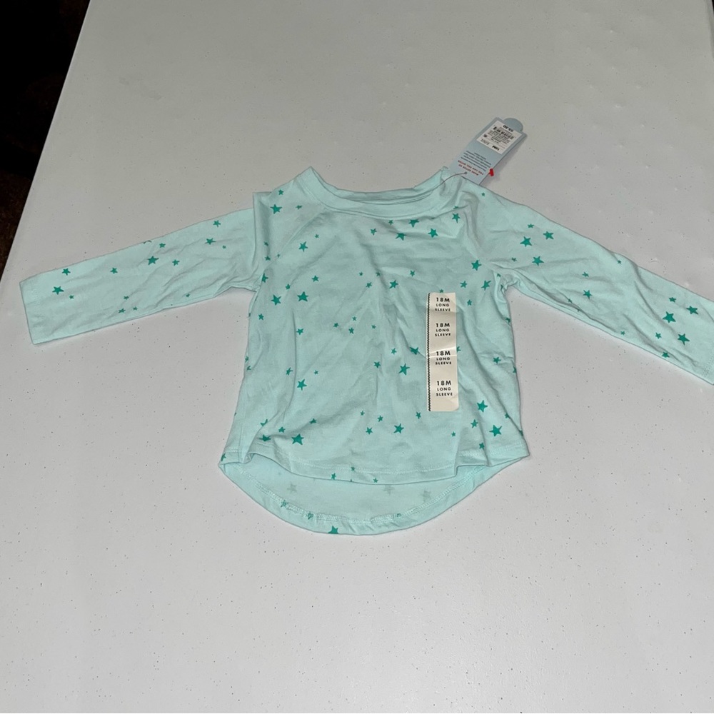 NWT Cat & Jack Unisex Stars Top